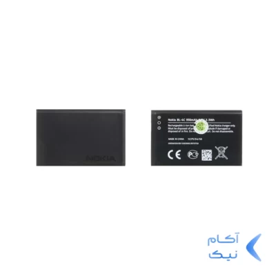 باتری موبایل Nokia مدل BL-4C ظرفیت 950mAh (گارانتی شش ماهه ASD)