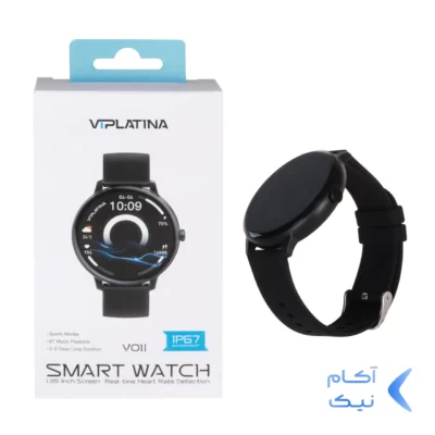 ساعت هوشمند VIPLATINA مدل VO11 - مشکی (گارانتی 18 ماه تعویض نیکان همراه)