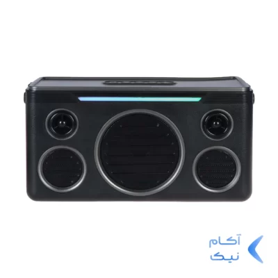 اسپیکر بی سیم 20وات Earldom همراه با دو میکروفن مدل A40 - مشکی