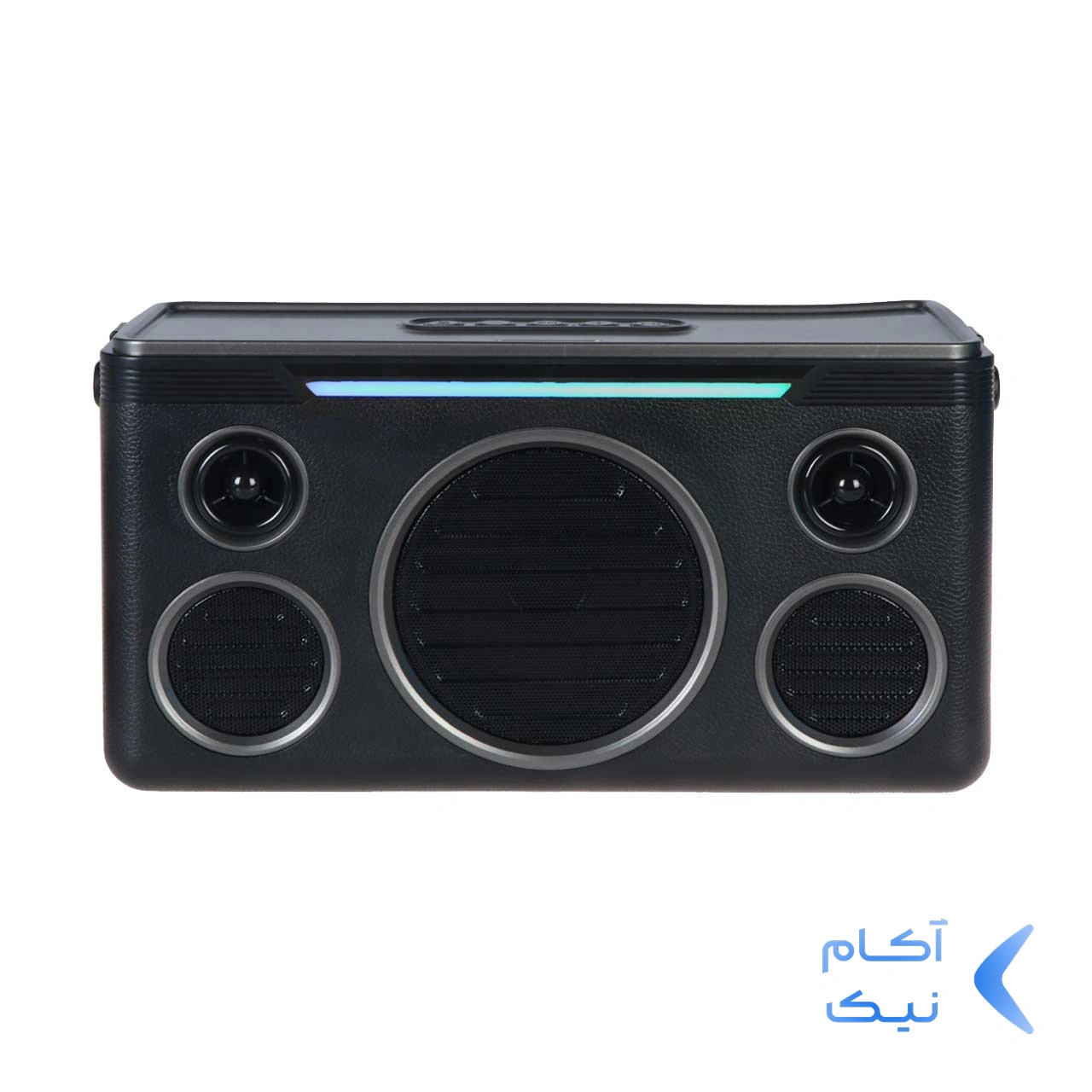 1570996-1.webp اسپیکر بی سیم 20وات Earldom همراه با دو میکروفن مدل A40 - مشکی