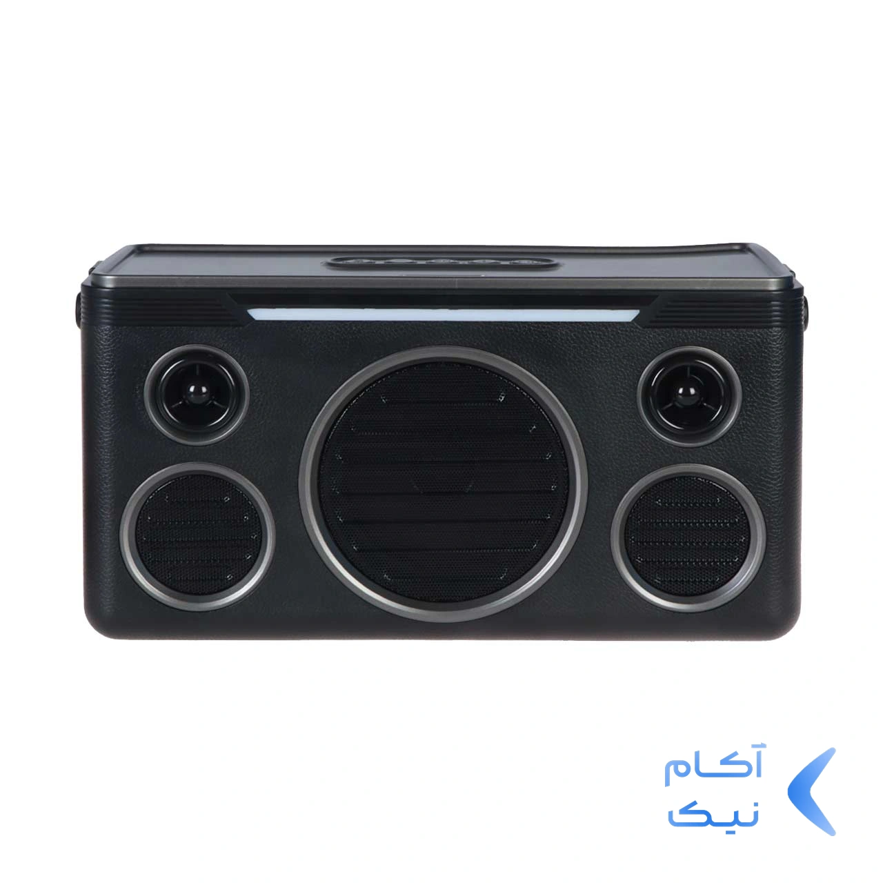 1570996ex8471718285-1.webp اسپیکر بی سیم 20وات Earldom همراه با دو میکروفن مدل A40 - مشکی