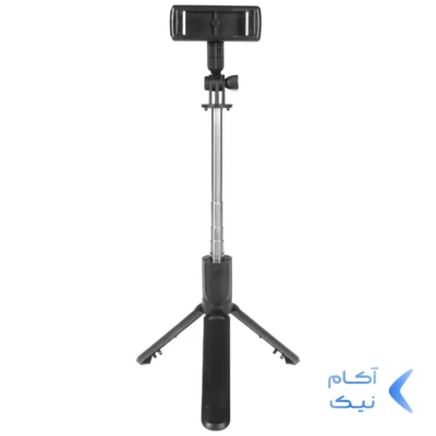 سه پایه و مونوپاد گوشی موبایل Earldom مدل ZP34 - مشکی(دارای ریموت کنترل)