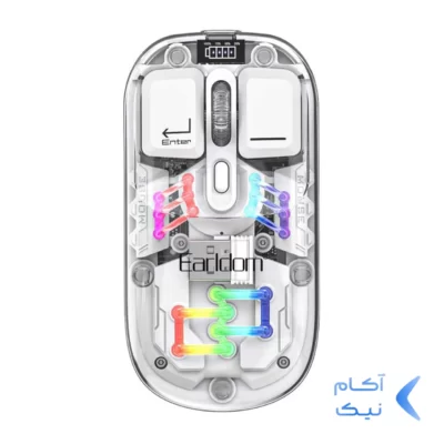 ماوس بی سیم Earldom مدل KM16 - سفید