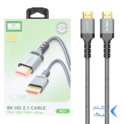 کابل 1.5 متری Earldom HDMI مدل W31 - مشکی