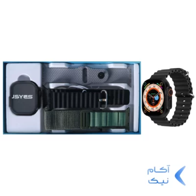 ساعت هوشمند JSYES مدل M77 Ultra 3 - مشکی