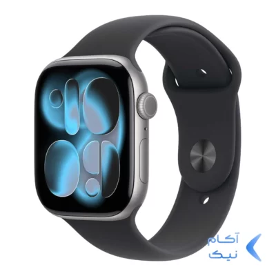 ساعت هوشمند اپل واچ سری 11 مدل Space Grey Al Black SB - 46MM - خاکستری - اصلی (گارانتی 12 ماهه شرکتی)
