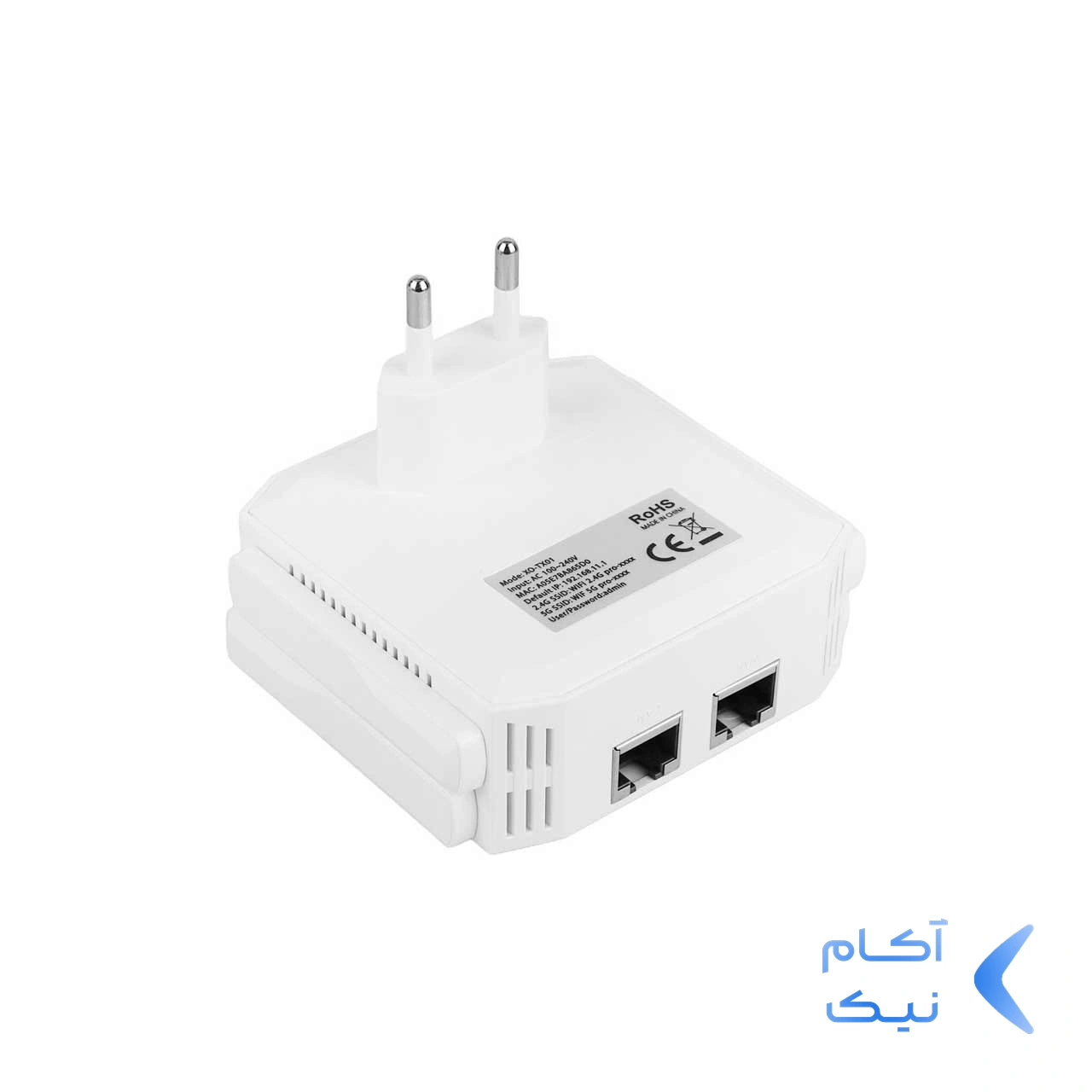 1601034ex6873856965-1.webp تقویت کننده آنتن وای فای XO مدل XO-TX01 - سفید