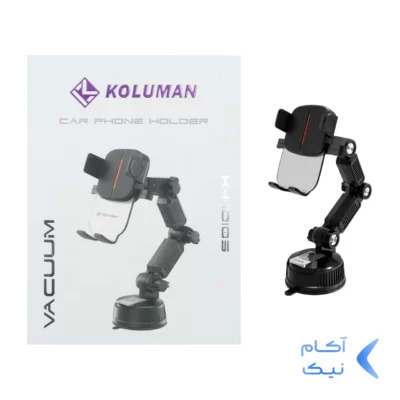هولدر گوشی موبایل وکیومی Koluman مدل K-HD105 - خاکستری