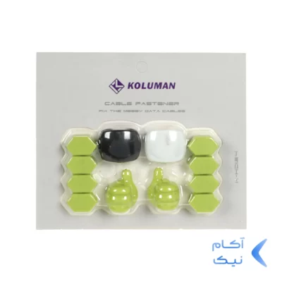 نگه دارنده کابل Koluman مدل K-HD124 - سبز