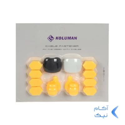 نگه دارنده کابل Koluman مدل K-HD124 - نارنجی