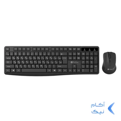ماوس و کیبورد بی سیم ProOne مدل PMK25W - مشکی