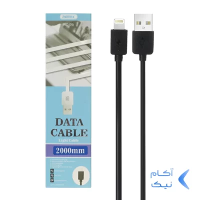 کابل شارژ فست 2 متری آیفون Remax مدل RC-06i - مشکی
