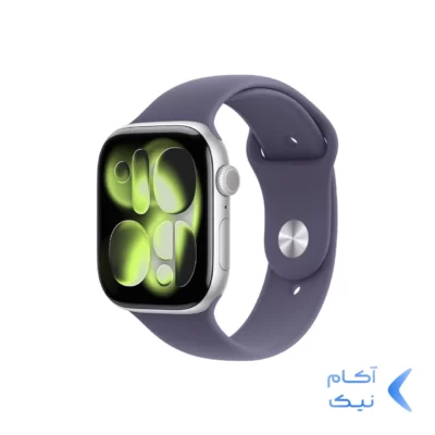 ساعت هوشمند اپل واچ سری 11 مدل Silver Al Pur Fog SB - 42MM - نقره ای - اصلی (گارانتی 18 ماهه شرکتی)