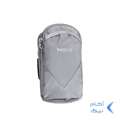 کیف بازوبند ضدآب Yesido مدل WB12 - طوسی (گارانتی 18 ماه تعویض نیکان همراه)