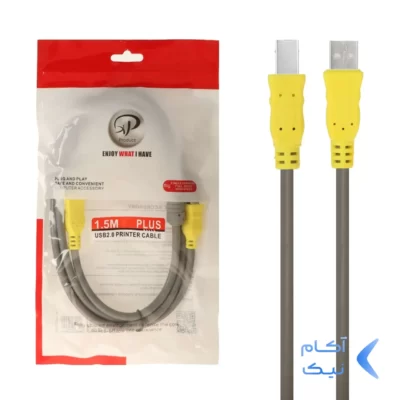کابل پرینتر 1.5 متری XP Product - طوسی - RYL