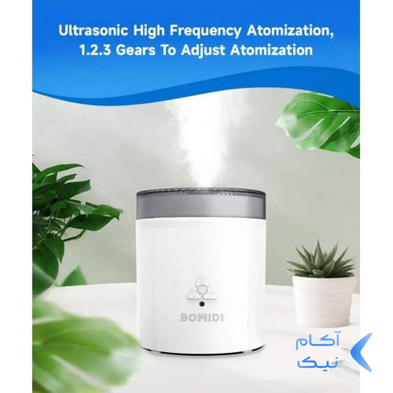 1622574_1AIa52368-1.webp رطوبت ساز Bomidi مدل UH06 - سفید (گارانتی یکساله شرکتی) (پک ضعیف)