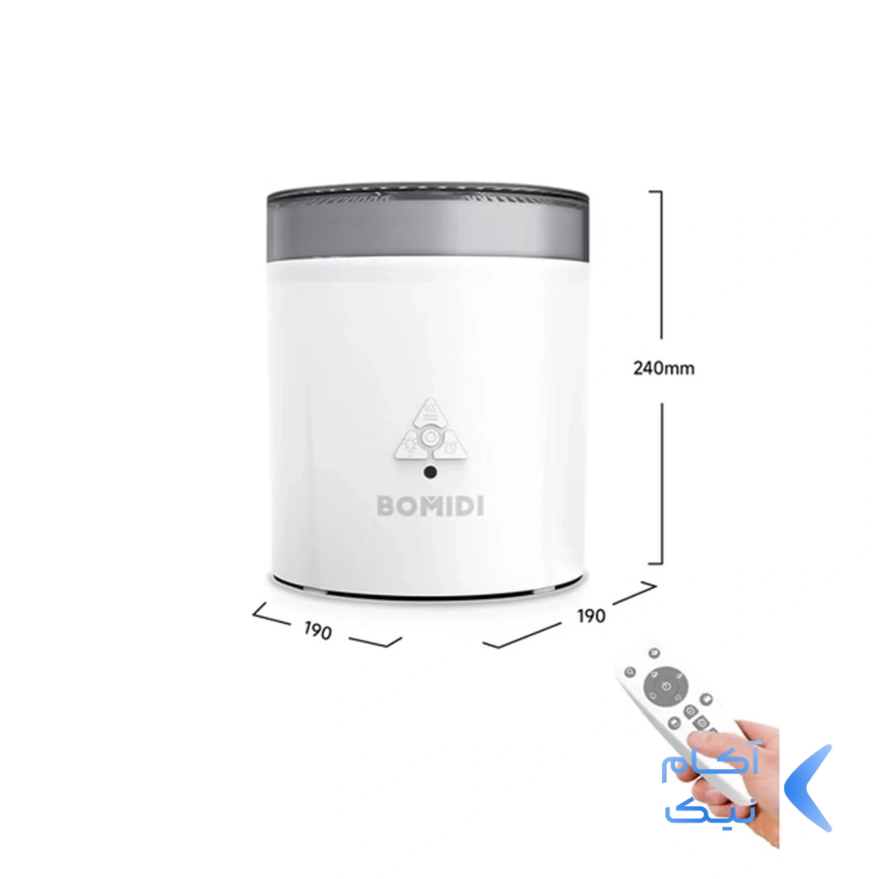1622574_5AI45eadb-1.webp رطوبت ساز Bomidi مدل UH06 - سفید (گارانتی یکساله شرکتی) (پک ضعیف)