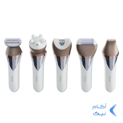 کیت اپیلاتور 5 کاره Green Lion مدل GN5N1EP47KWH - سفید (گارانتی 24 ماهه ایویز)