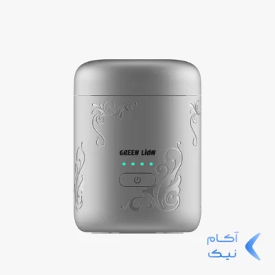 دستگاه بخور عود Green Lion مدل ASEEL GNASLBAKHSL - نقره ای (گارانتی 24 ماهه ایویز)