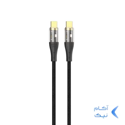 کابل شارژ PD و فست Green Lion Type-C To Type-C مدل GNTNC2CB1MBK 60W - مشکی (گارانتی 24 ماهه ایویز)