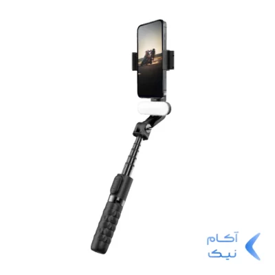 سه پایه نگهدارنده گوشی موبایل Porodo مدل PD-LFST148-BK - مشکی (گارانتی 24 ماهه ایویز)
