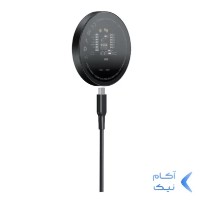 شارژر وایرلس Porodo مدل PD-MGSC12-BK - مشکی (گارانتی 24 ماهه ایویز)