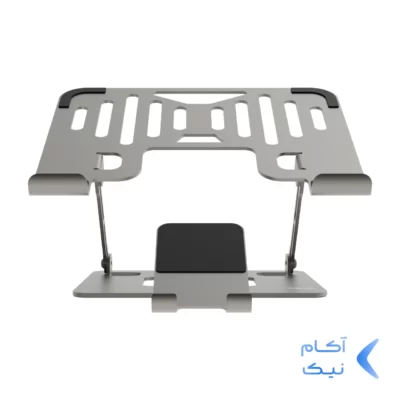استند لپ تاپ و گوشی موبایل Porodo مدل PDHSM09SL - نقره ای