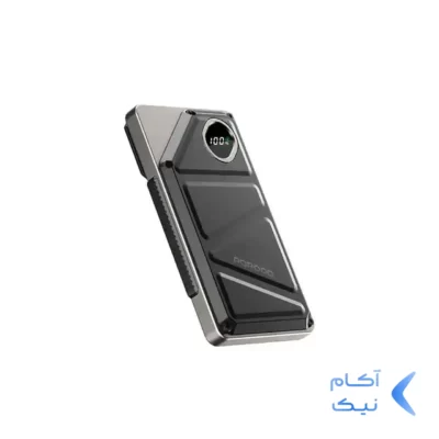 پاوربانک (PD و فست شارژ) Porodo 10000mAh مدل PD-PBFCH055-BK 22.5W - مشکی (گارانتی 24 ماهه ایویز)