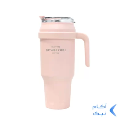 تراول ماگ Sitarayuri مدل ZF-008 ظرفیت 1.48 لیتر - صورتی