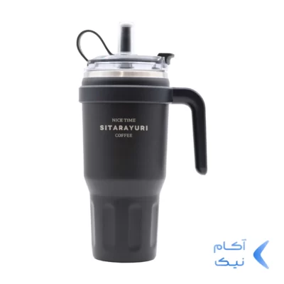 تراول ماگ Sitarayuri مدل ZF-038 ظرفیت 1.1 لیتر - مشکی