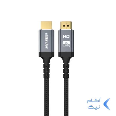 کابل Green Lion HDMI 8K مدل GN8KHDMI2MBK - مشکی (گارانتی 24 ماهه ایویز)