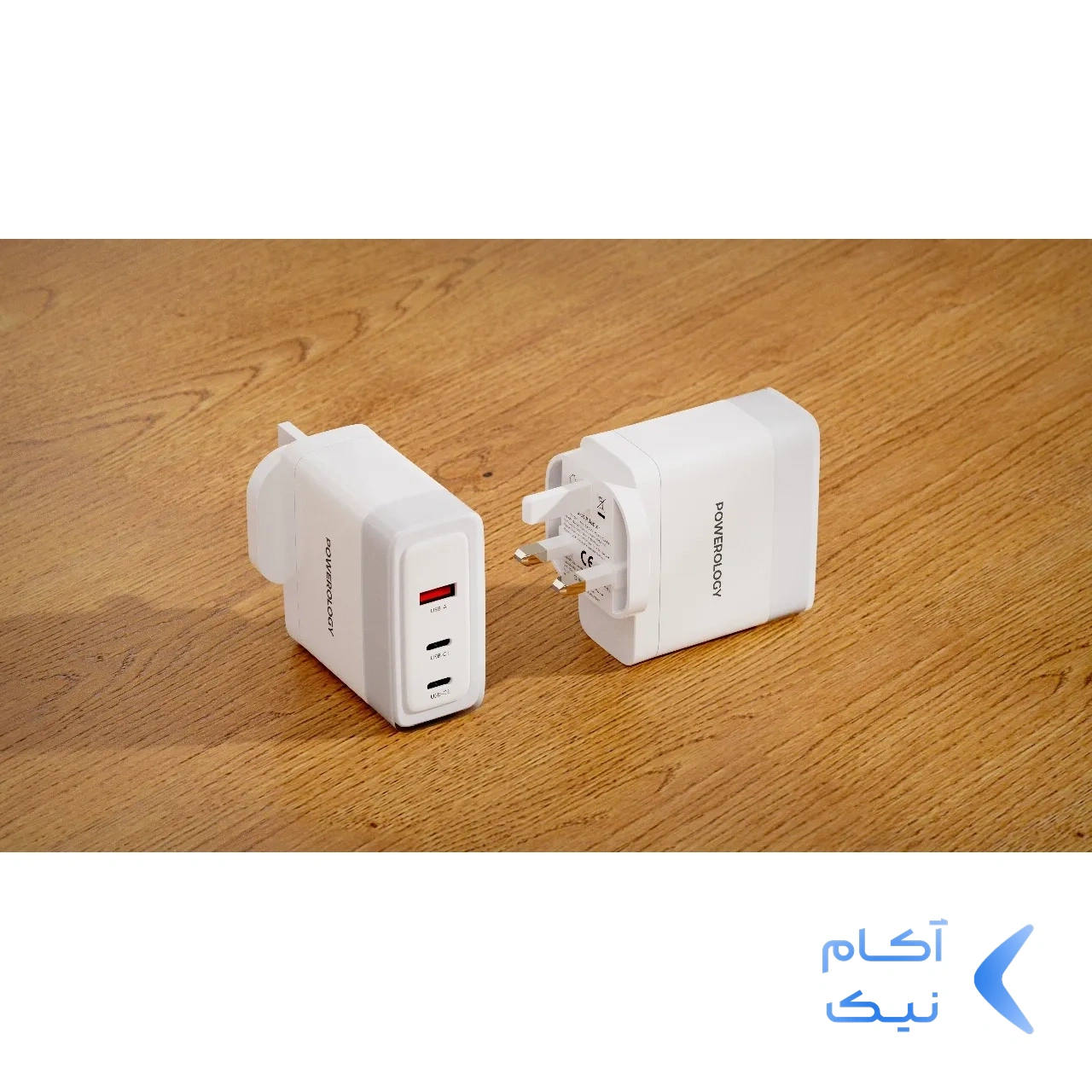 1628032_4AI72789e-1.webp شارژر دیواری فست و PD سه پورت Powerology مدل LUNEX SERIES PWFC1029BWH 100W - سفید (گارانتی 24 ماهه ایویز)