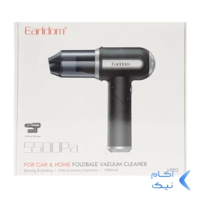 جارو شارژی و دمنده Earldom مدل VC02 - مشکی