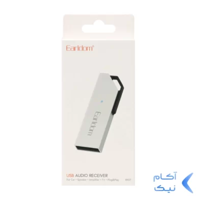 دانگل بلوتوث انتقال صدا Earldom مدل BR31 - نقره ای (دارای میکروفن و قابلیت مکالمه)