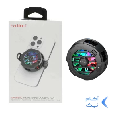 فن خنک کننده گوشی موبایل Earldom مدل F19 - مشکی