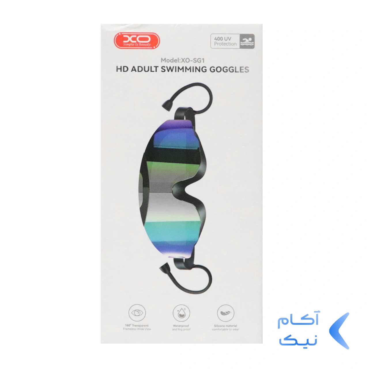 1630074-1.webp عینک شنا XO مدل XO - SG1 - مشکی