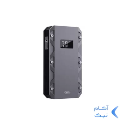 جامپ استارتر خودرو و پاوربانک18W فست شارژ XO 10000mAh مدل XO-CZ025 - مشکی(دارای چراغ LED)