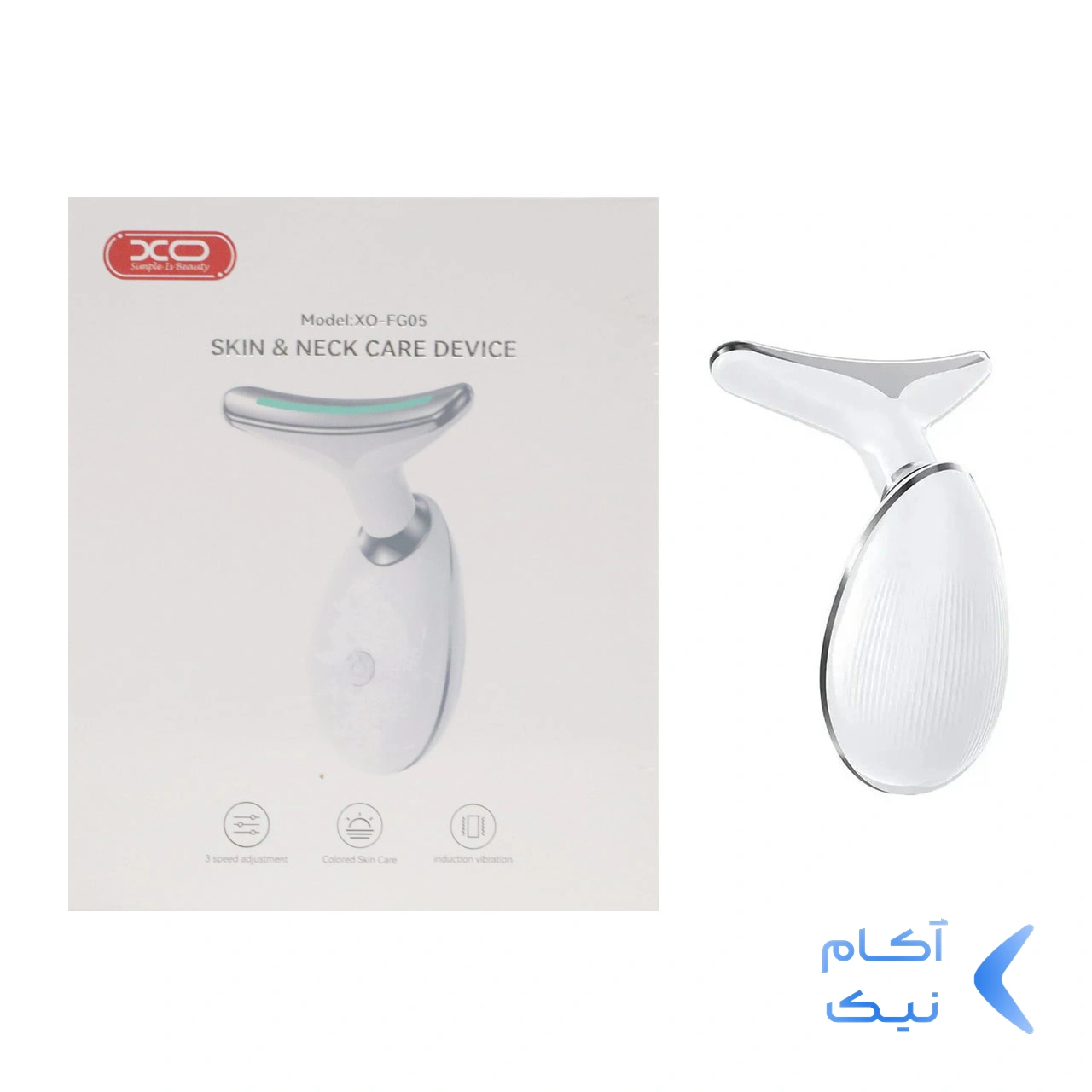 1630220-1.webp دستگاه مراقب پوست و لیفت چین و چروک گردن XO مدل XO-FG05 - سفید