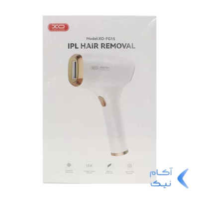 دستگاه اپیلاتور و لیزر موهای زائد بدن 1 میلیون شات XO مدل XO-FG15 - سفید