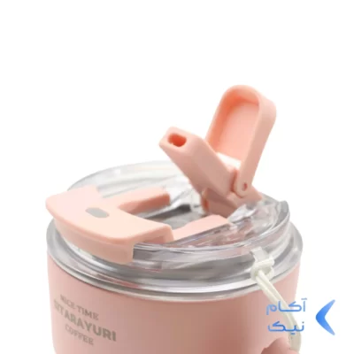 تراول ماگ Sitarayuri مدل ZF-025 ظرفیت 290 میلی لیتر - صورتی پاستلی