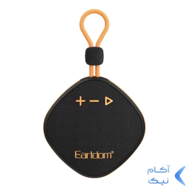 اسپیکر بی سیم شارژی 5 وات Earldom مدل ET-A34 - مشکی نارنجی