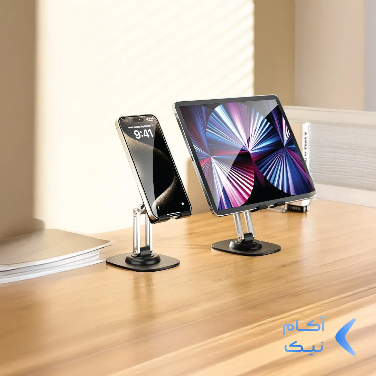 1644486_1AI406194-1.webp هولدر رومیزی گوشی موبایل و تبلت Green Lion مدل GNGX47HLDBK - مشکی
