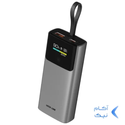 پاوربانک (PD و فست شارژ) Green Lion 10000mAh مدل VOLTIX GNVLTX10KGY 20W - خاکستری (گارانتی 24 ماهه ایویز)