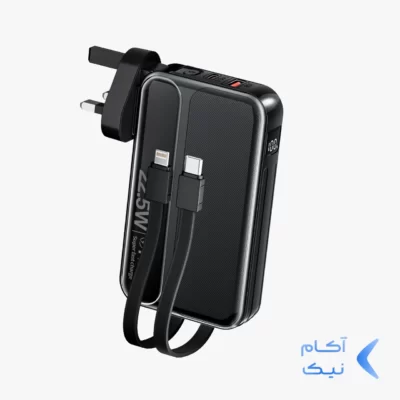 پاوربانک (PD و فست شارژ) Green Lion 10000mAh مدل GNCHGMT10PBK 22.5W - مشکی (گارانتی 24 ماهه ایویز)