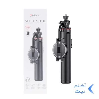 سه پایه و مونوپاد با سری مگنتی Yesido مدل SF24 ریموت دار با ارتفاع 130 سانتی و چرخش 360 - مشکی