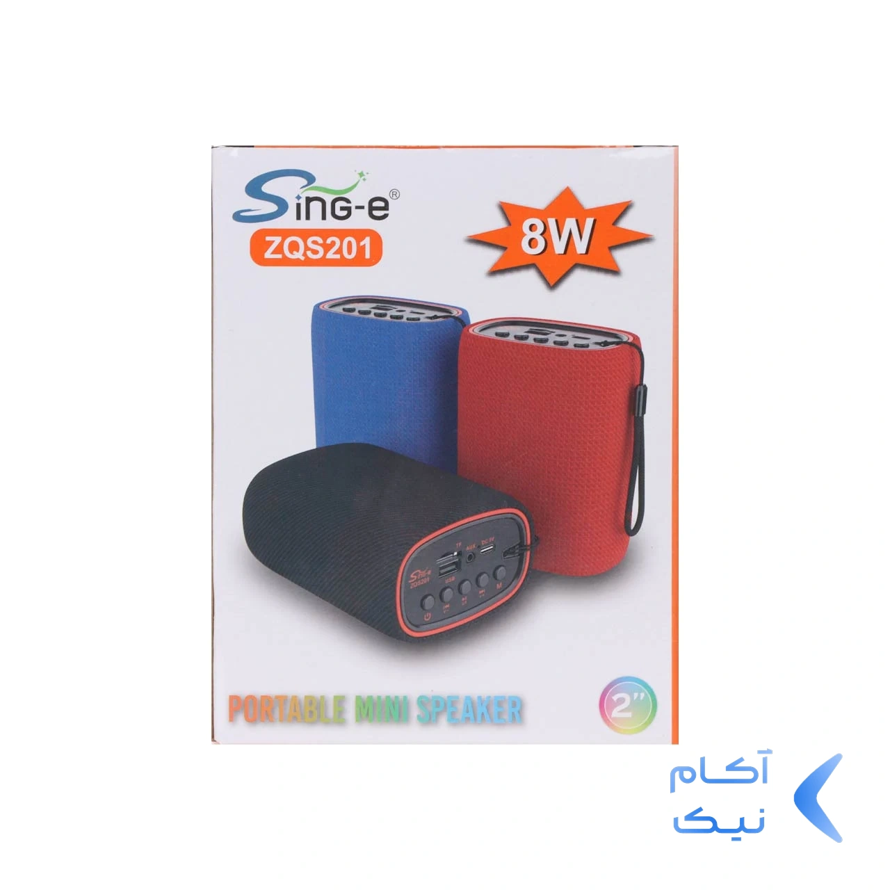 1650446_3AI81f58a-1.webp اسپیکر بی سیم Sing-e مدل ZQS201 - قرمز