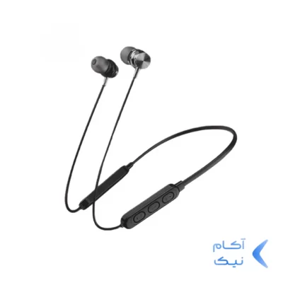 هندزفری گردنی بی سیم BUKU مدل BE-002 ENC - مشکی - MMS