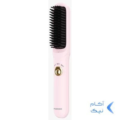 برس حرارتی شارژی Porodo مدل PDBL118PK - صورتی (گارانتی 24 ماهه ایویز)