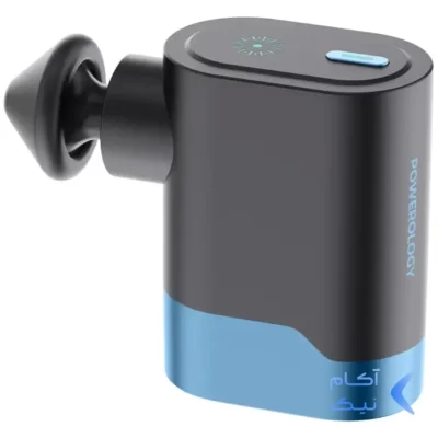 ماساژور شارژی تفنگی Powerology مدل ULTRA MINI PSM011 - مشکی (گارانتی 24 ماهه ایویز)