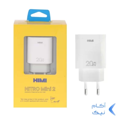 شارژر دیواری فست و PD تک پورت HIMI مدل Nitro Mini 2 VQ-T47 20W - سفید (6 ماه گارانتی تعویض شرکتی)